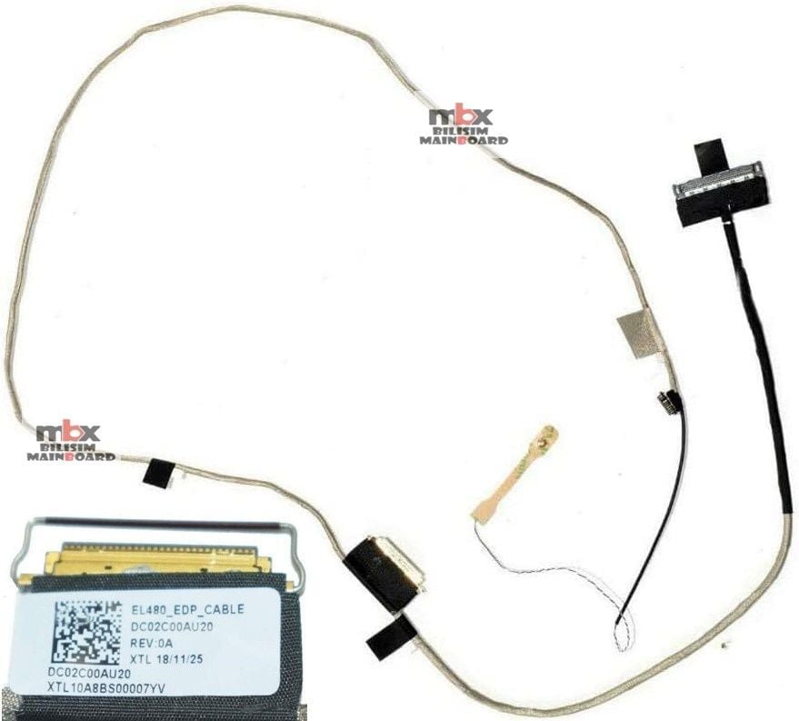 DC02C00AU20 DC02C00AU00 DC02C00AU10 Lenovo Thinkpad L480 EL480 20LS 20LT 01LW323 01LW323 EL480 EDP CABLE