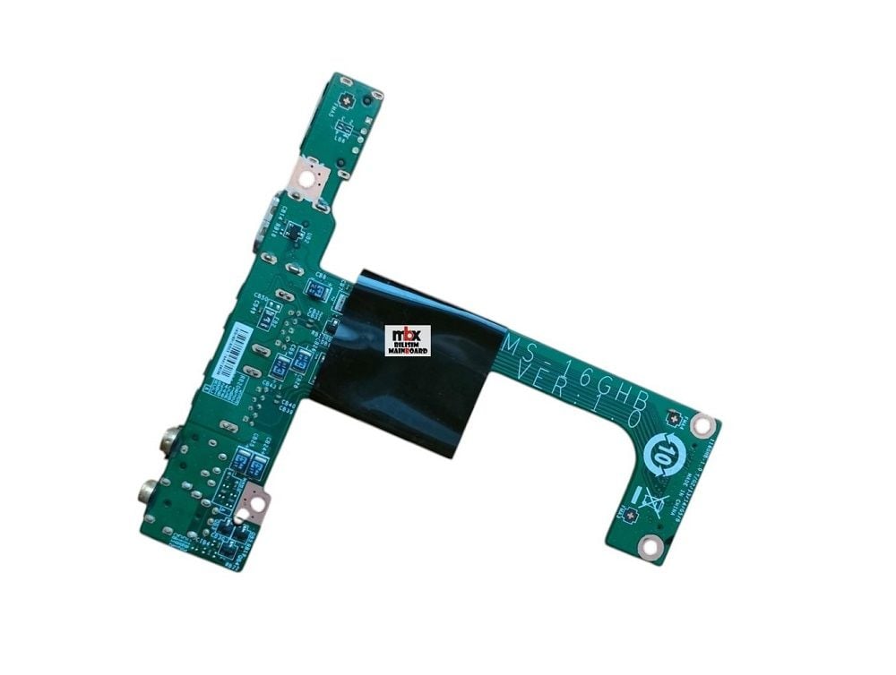 Msı MS-16GC MS-16GHB GP60 GE60 Orijinal Usb Audıo Jack Board MS-16GHB