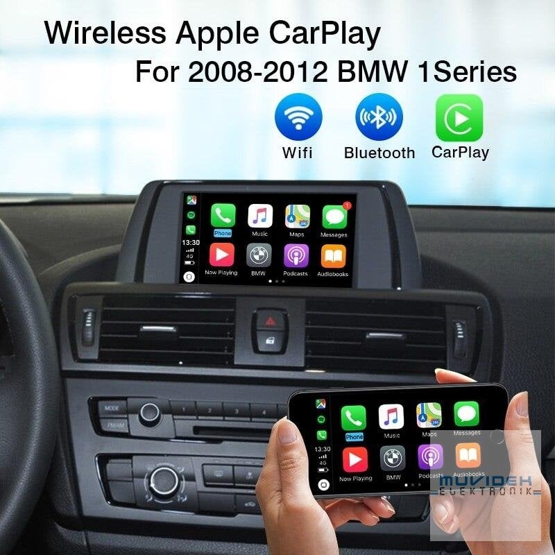 BMW F10-F20-F30 ENTRY Sistemler için Kablosuz Apple CarPlay Sistemi