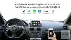 Mercedes Benz W204 Apple CarPlay Uygulaması