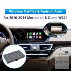 Mercedes-Benz W221 S Kasa (2006-2012) araçlar için Kablosuz Apple CarPlay ve Android Auto Uygulaması