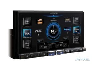 Alpine İLX-705D 2DIN Premium Dijital Medya İstasyonu, DAB+ dijital radyo özellikli araç stereo sistemi, Apple CarPlay ve Android Auto uyumluluğu