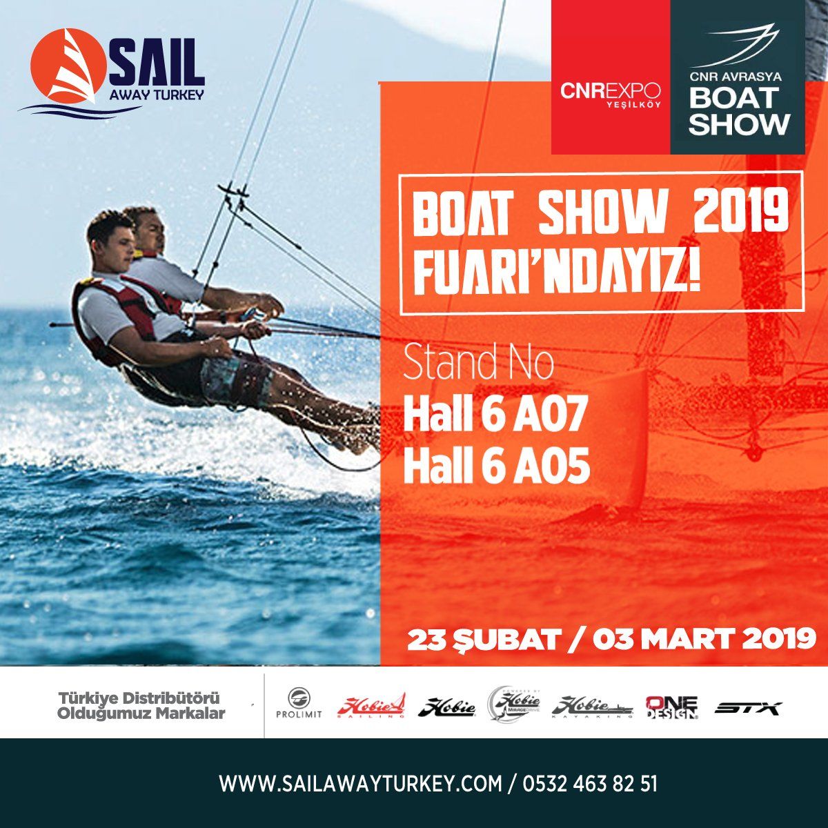 Cnr Avraya Boat Show 23.02.2019 - 03.03.2019 tarihleri arasında sizlerleyiz