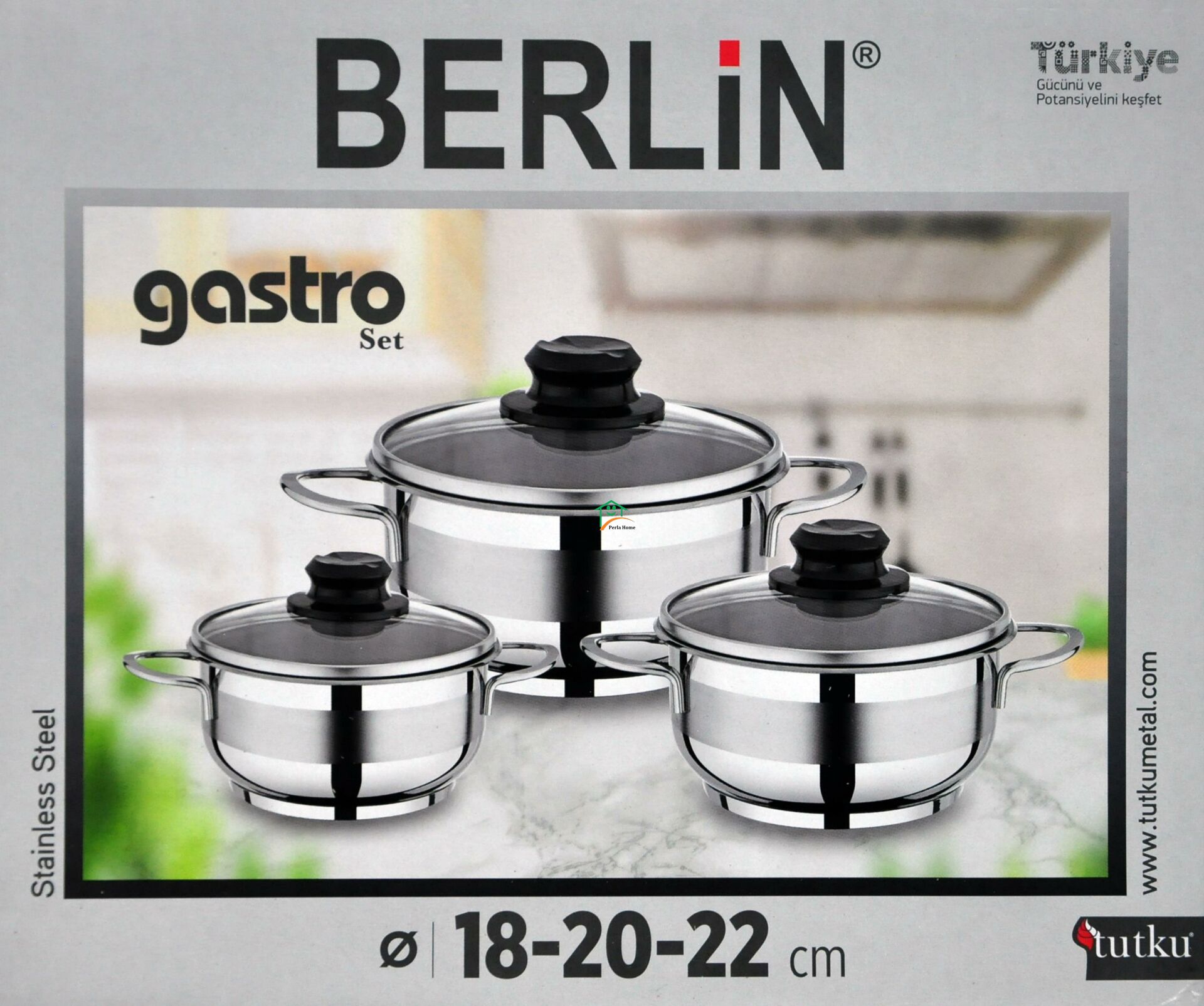 BONERA BERLİN SET 3301 (18*20*22) TEL KULP