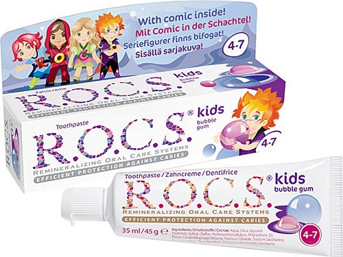R.O.C.S 4-7 Yaş Balonlu Sakız Diş Macunu 35 ml