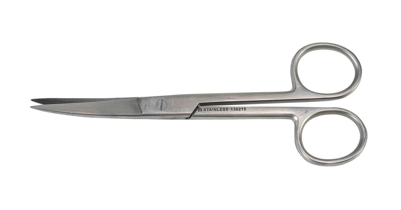 Kruuse veteriner Makası 14 cm Eğri Sivri/Sivri