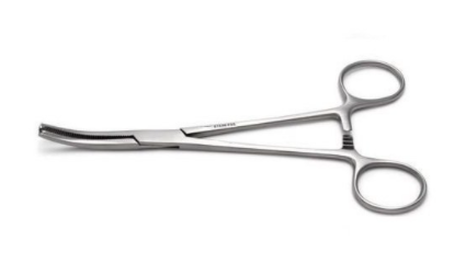 Hauptner Veteriner Hemostatik Pens 20 cm Eğri