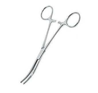 Hauptner Veteriner Hemostatik Pens 24 cm Eğri