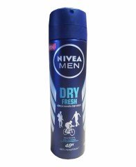 Nivea Dry Fresh Erkek Sprey Deodorant 150ML