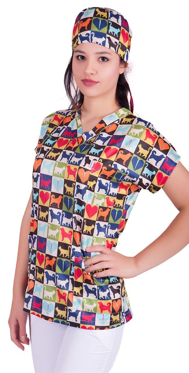 Desenli Tek Üst Bayan Model 13 Dry Touch
