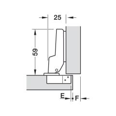 Hafele Ydb Menteşe+(Taban Kd:311.98.010) Y.Model