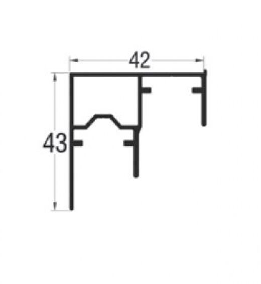 Alüminyum Alt Ray (8232/8220/Sft Mekanizma Ray)