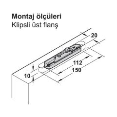 Hafele Slıdo 60-O Kayar Kapı Mekanizma(940.60.007)