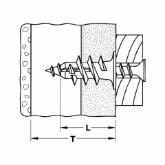 Hafele Gk Alçıpan Dübel 22mm