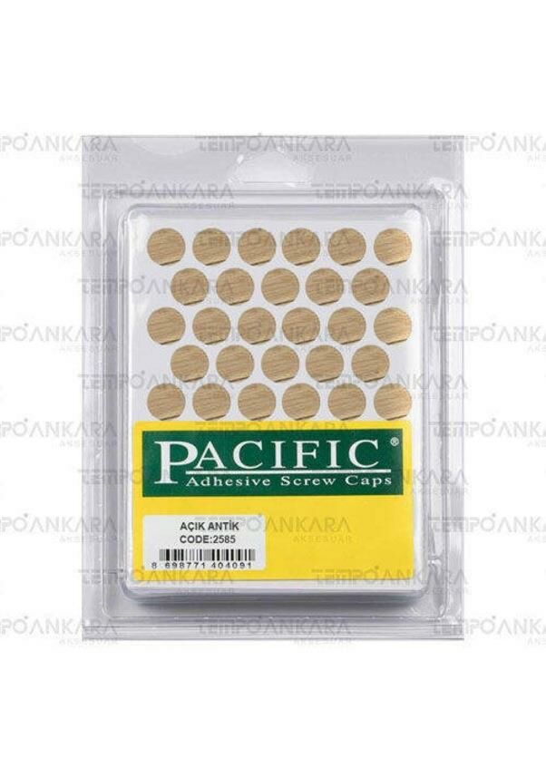 Pvc Yapışkan Tapa 14mm 1Plk=50 Ad Açık Antik 2585