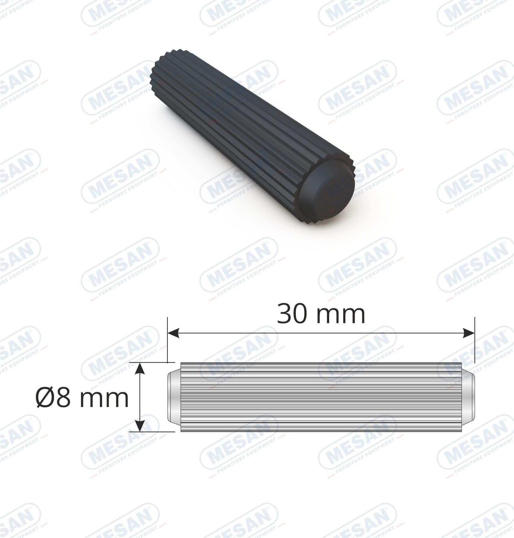 Kavela Plastik Mesan 08mm Siyah 8X30 (01662N)