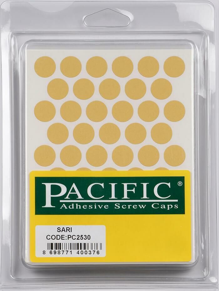 Pvc Yapışkan Tapa 14mm 1Plk=50 Ad Sarı