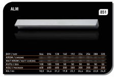 L Kulp 192mm Krom