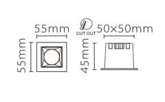 LS493 S LED Spot (3000K)