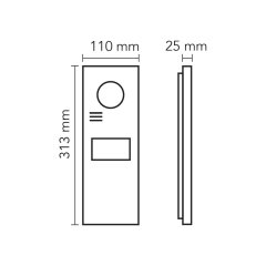 4.3″ Ekranlı Zil Paneli Bus Plus (Dokunmatik Butonlu)