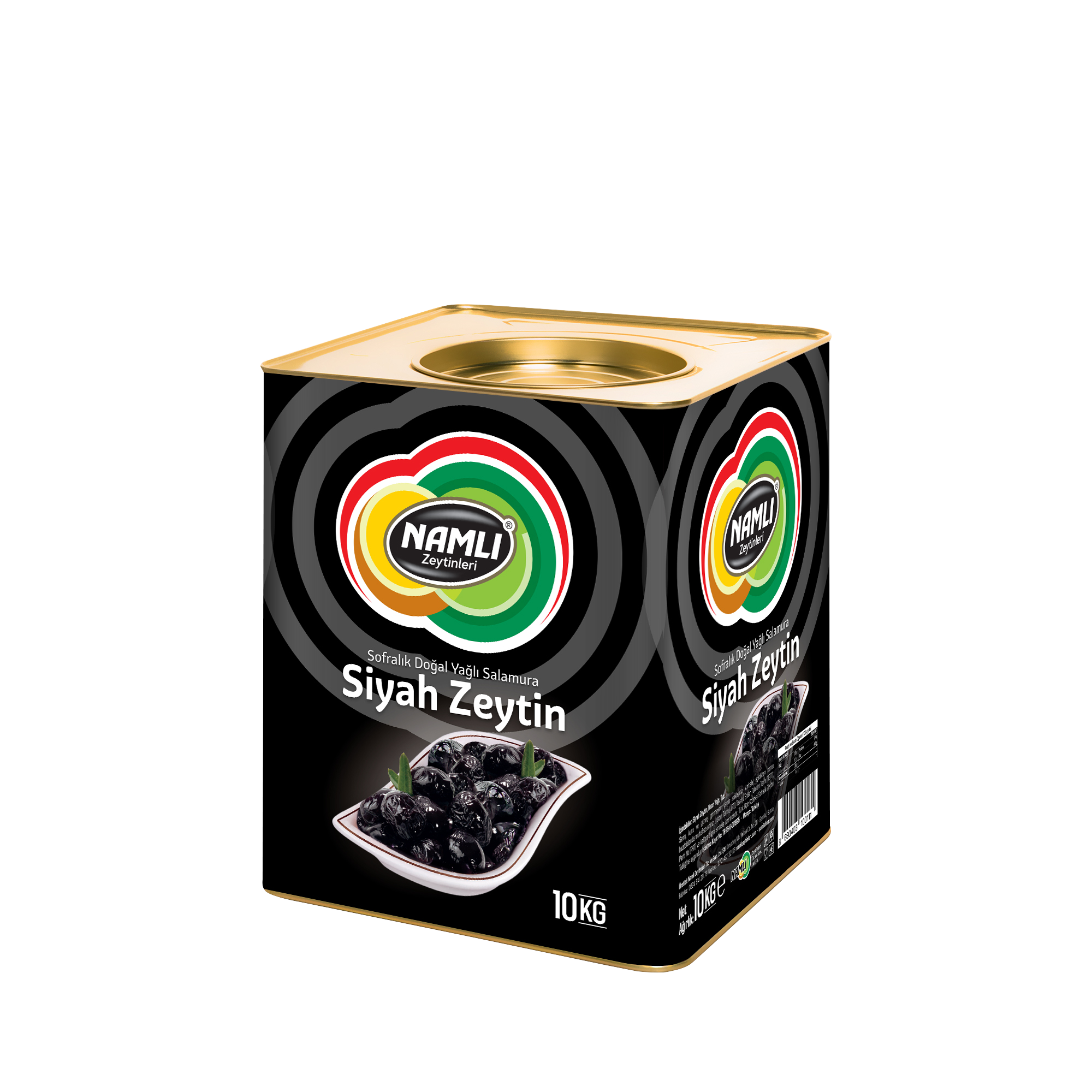 Gemlik Sofralık İri Siyah Zeytin - 10 Kg