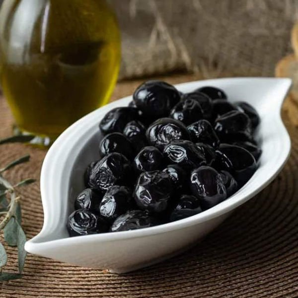 3 lü KIRMIZI FIÇI GEMLİK Salamura Siyah Zeytin 1500 gr