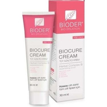 Bioder Biocure Tüy Azaltıcı Yüz Kremi 30 ml