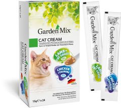 Garden Mıx Kedi Kreması Xxl Tavuk+kuzu 15gr*24