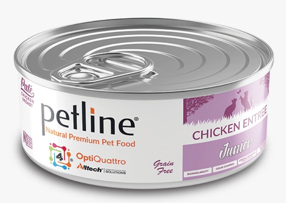 Petline Super Premium Yavru Kedi Konservesi Junior Tavuklu Pate 80 Gr