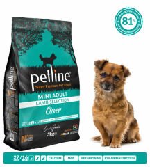 Petline Super Premium Yetişkin Köpek Maması Mini Irk Kuzu Etli 3 Kg  (Clever)