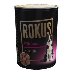 Rokus Kuzu Etli Köpek Konservesi 410g Rok240410lbadl1