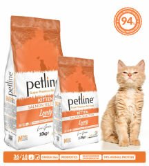 Petline Super Premium Yavru Kedi Maması Kitten Somonlu 10 Kg (Lovely)
