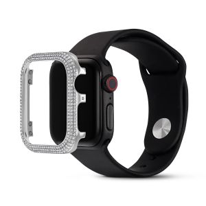 Sparkling Apple Watch ®  uyumlu kılıf, 40 mm, Gümüş Rengi