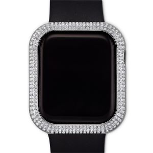 Sparkling Apple Watch ®  uyumlu kılıf, 40 mm, Gümüş Rengi