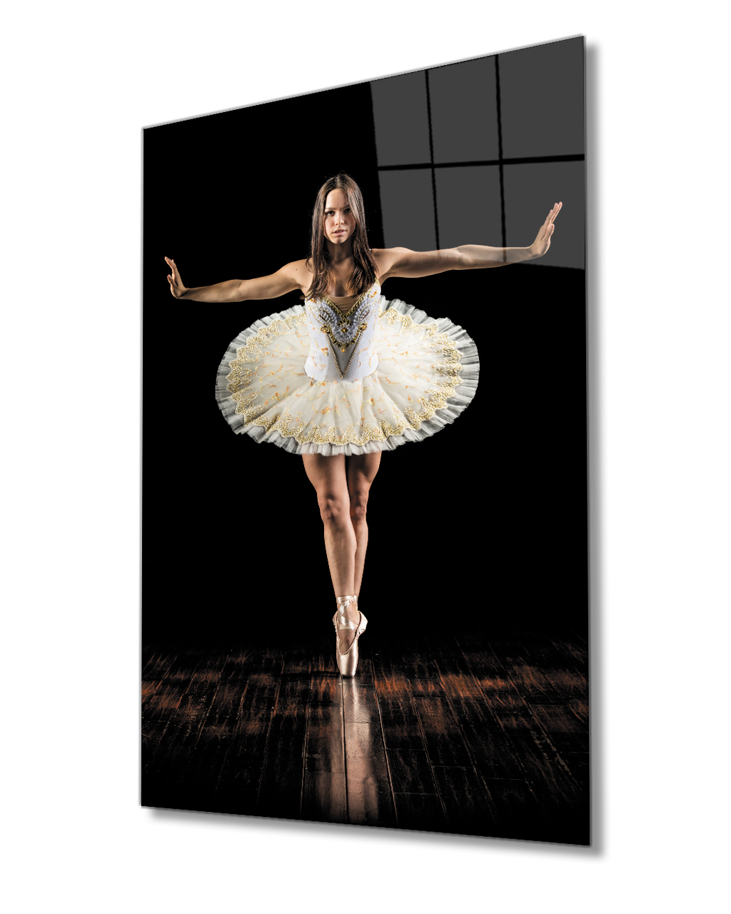 Balerin Cam Tablo  4mm Dayanıklı Temperli Cam Ballerina Glass Table 4mm Durable Tempered Glass