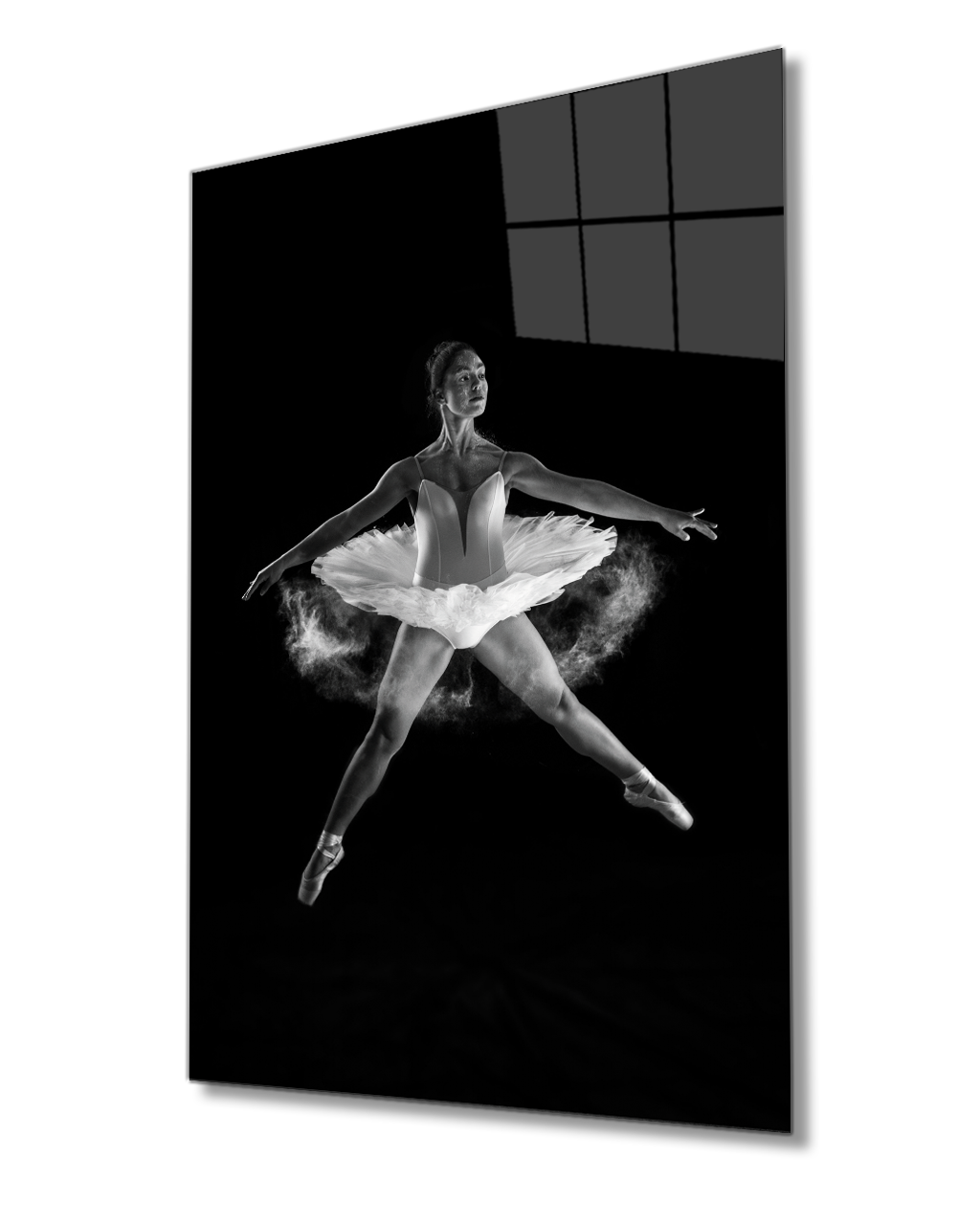 Balerin Cam Tablo  4mm Dayanıklı Temperli Cam Ballerina Glass Table 4mm Durable Tempered Glass Glass Wall Art