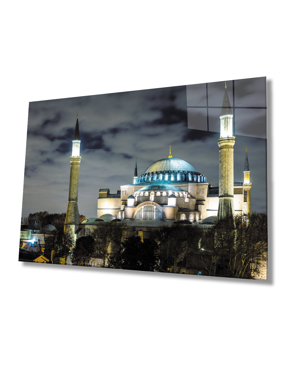 İstanbul Selimiye  Camii Cam Tablo 4mm Dayanıklı Temperli Cam