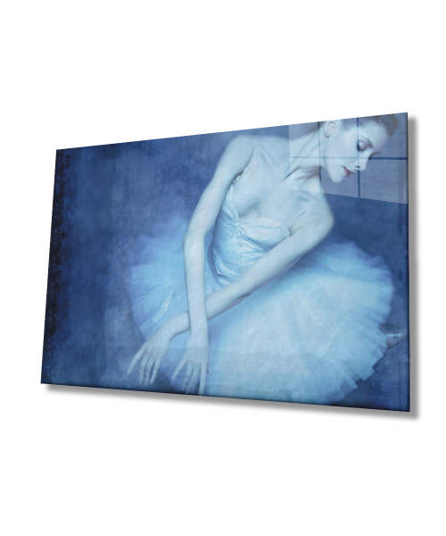 Balerin Cam Tablo  4mm Dayanıklı Temperli Cam Ballerina Glass Table 4mm Durable Tempered Glass Glass Wall Art