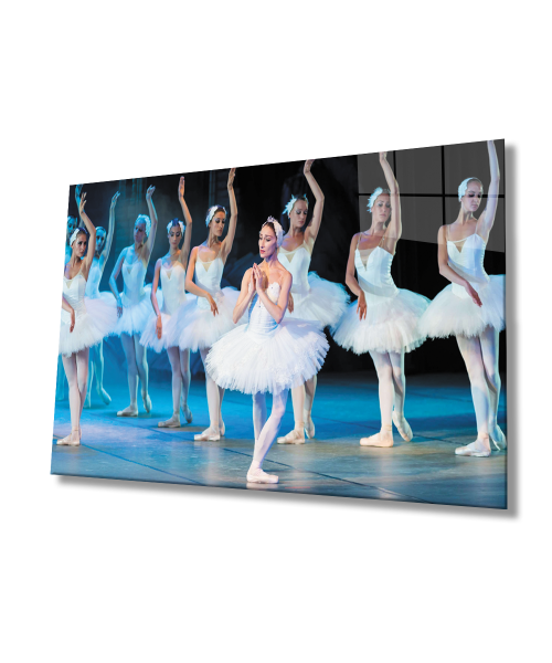 Balerin Cam Tablo  4mm Dayanıklı Temperli Cam Ballerina Glass Table 4mm Durable Tempered Glass Glass Wall Art