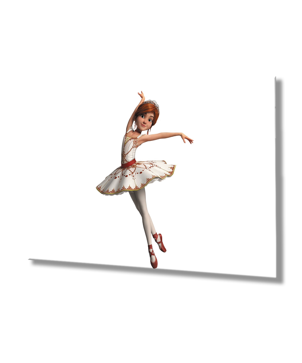 Balerin Cam Tablo  4mm Dayanıklı Temperli Cam Ballerina Glass Table 4mm Durable Tempered Glass Glass Wall  Art