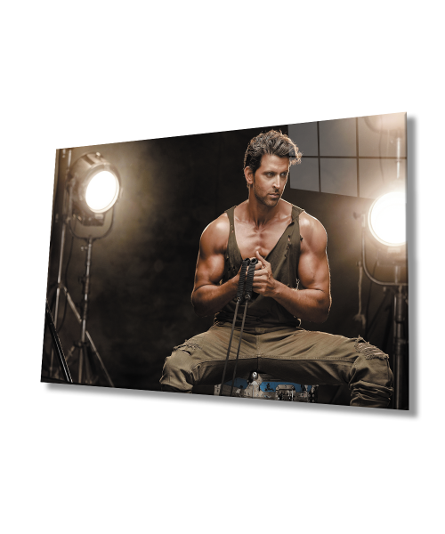 Spor Fitnes Cam Tablo  4mm Dayanıklı Temperli Cam Sports Fitness Glass Wall Art