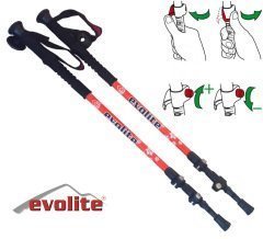 Evolite Speed-Lock Dıştan Kilitli Trekking Batonu Mavi