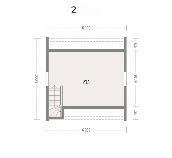 51m2 Ahşap Bungalov 2 Katlı TD88