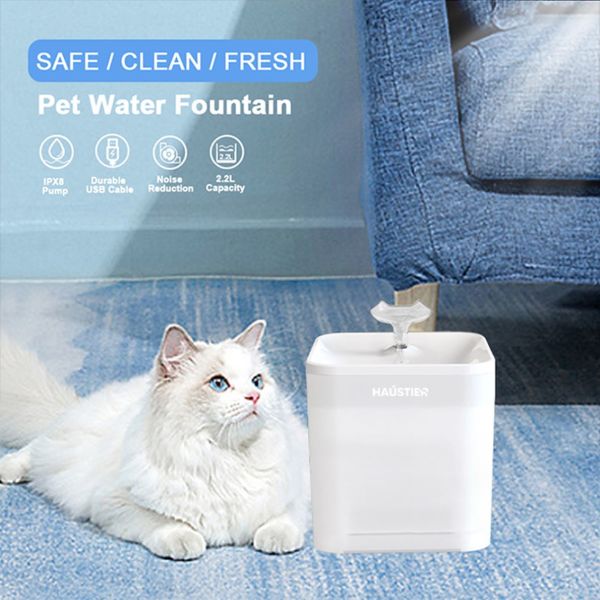 Otomatik Kedi Köpek Su Sebili Su Şelalesi Su Pınarı Otomatik Su Filtrelemeli Ultra Sessiz