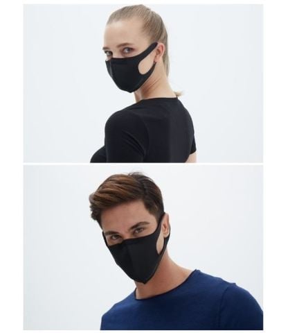 Blacskpade Yıkanabilir Maske -Siyah - 90021