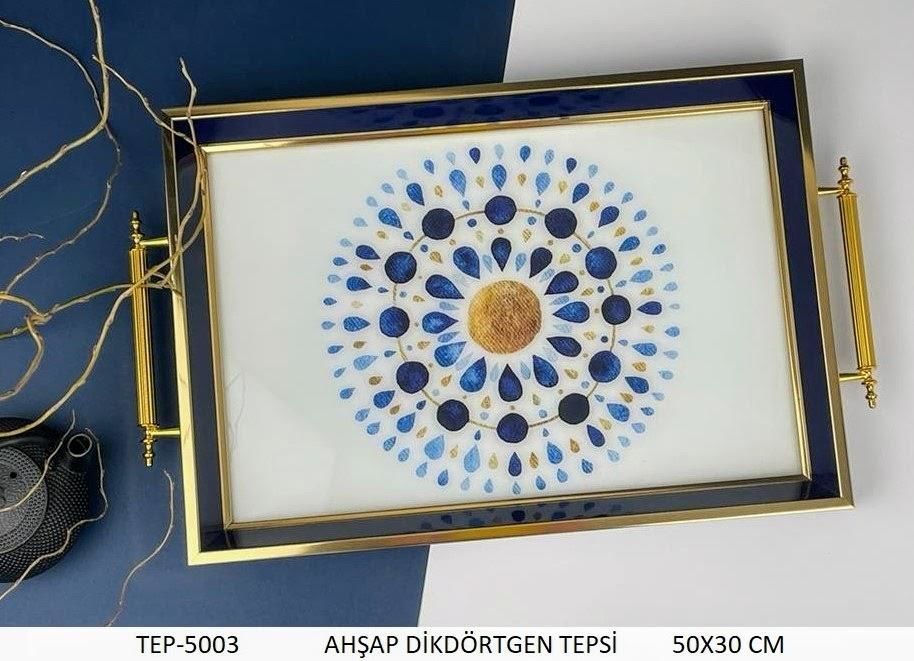 Beyler Dikdörtgen Ahşap Tepsi 1TEP-5003