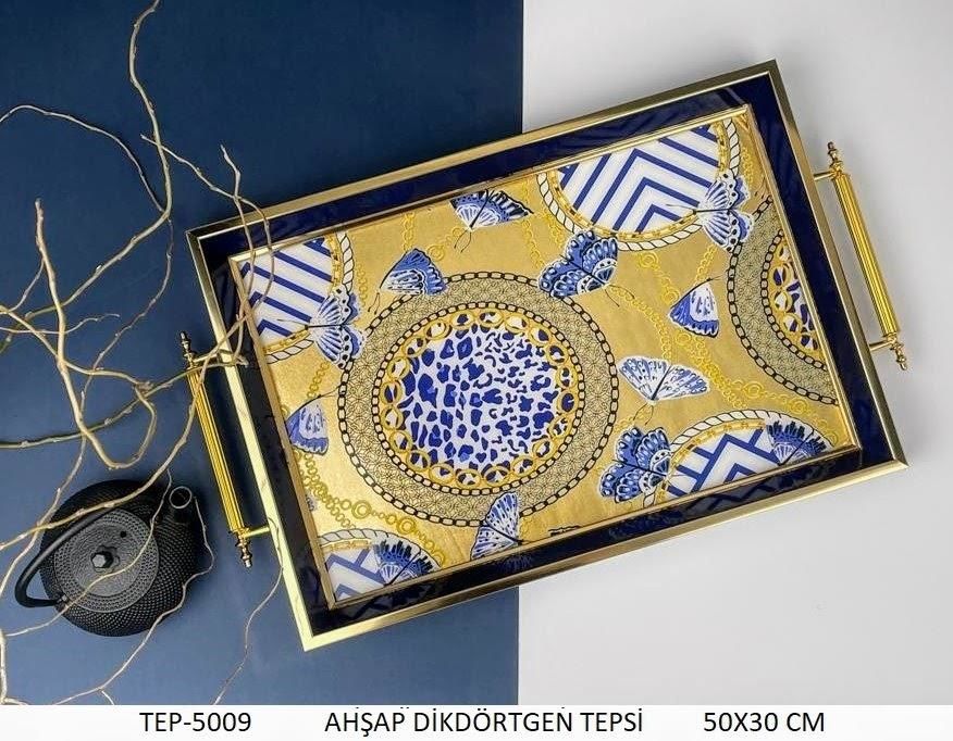 Beyler Dikdörtgen Ahşap Tepsi 1TEP-5009