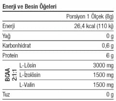 BCAA 2:1:1 480 gram 60 Servis Ananas Aromalı