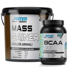 Mass Gainer 6000 gr + BCAA 2:1:1 480 gr Paketi