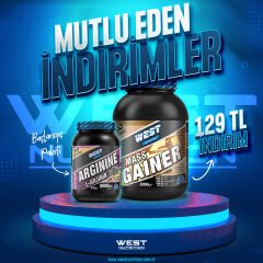 Mass Gainer 3000 gr - L-Arjinin 420 gr Paketi